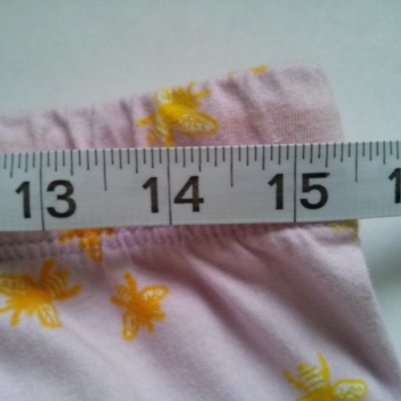 Women's Lounge Pants, Pastel Mauve & Yellow Bees, Relaxed Fit, Medium - Picture 7 of 16